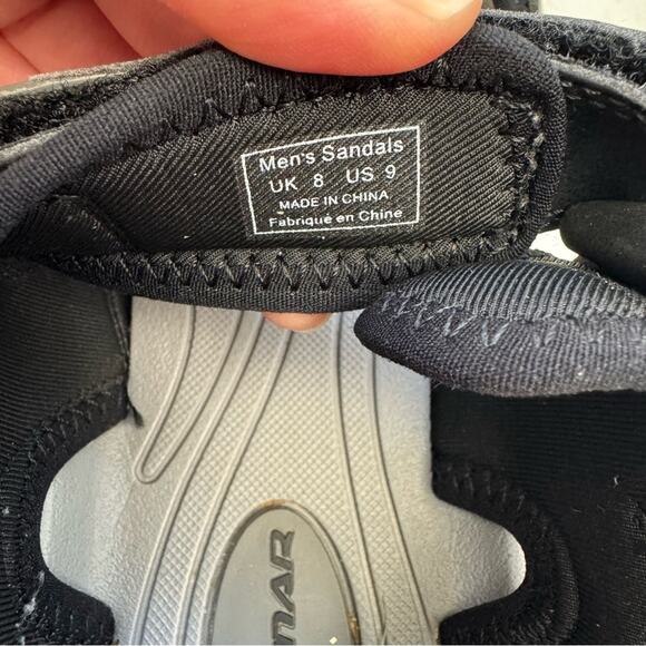 Orlimar Black and Gray Golfing Sandals Men’s Size 9 - Picture 7 of 7